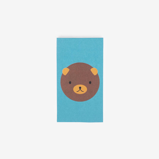 Regalo borsa a sorpresa per il compleanno del bambino: un mini quaderno a forma di orsetto