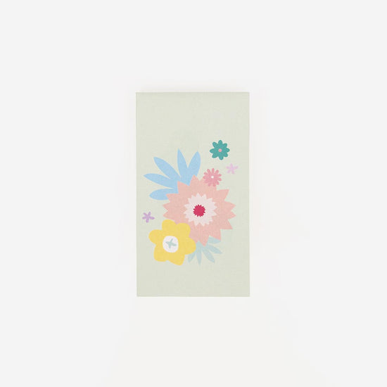 1 carnet en papier fleurs : idée cadeau anniversaire fleurs