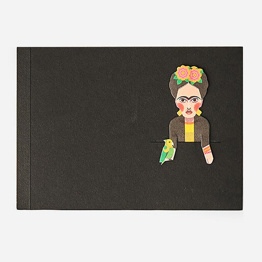 Cuaderno y marcapáginas Frida: idea de regalo para adultos