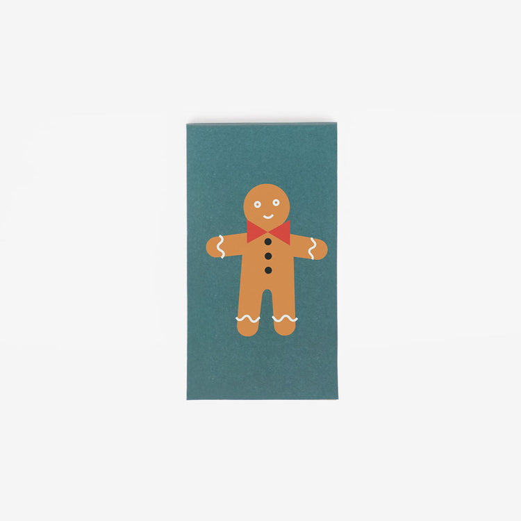 Pequeño regalo de Navidad y calendario de adviento: mini libreta de pan de jengibre