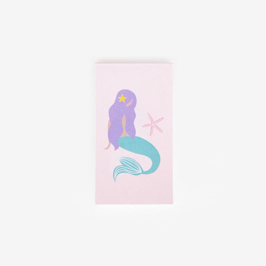 Girl's birthday surprise bag gift: a mini mermaid notebook