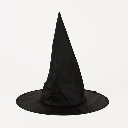 Sombrero de bruja negro ideal para una fiesta de halloween o harry potter