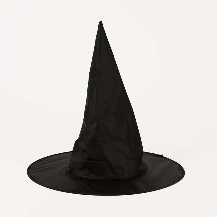 Chapeau de sorcière noir idéal pour une soirée halloween ou harry potter