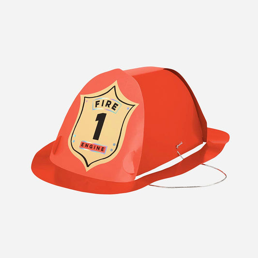 8 chapeaux de pompier pour deguisement anniversaire Pat Patrouille