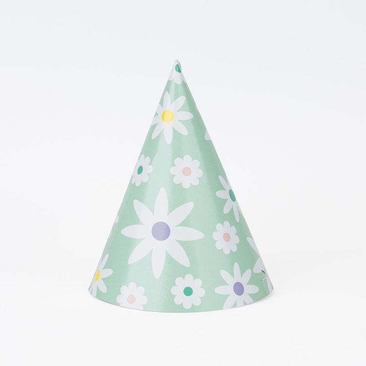 Girl's birthday accessory: pointy daisy hats