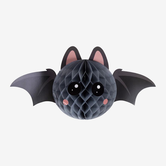 Chauve souris alvéolée kawaii pour decoration fete Halloween originale