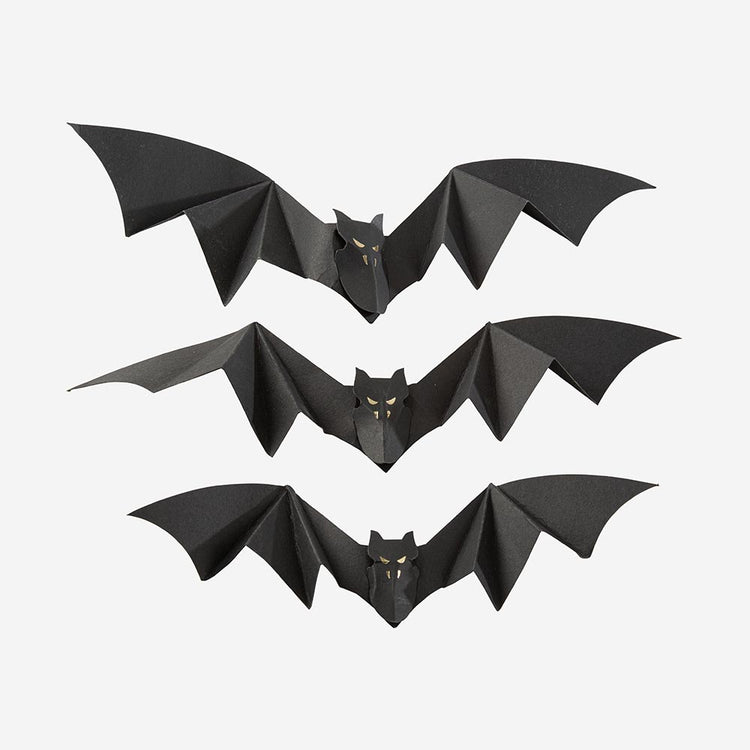 Murciélagos decorativos para fiesta de Halloween con amigos