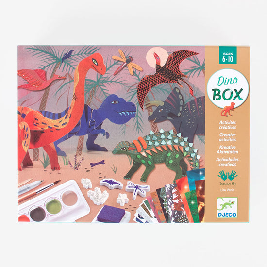 djeco activity box the world of dinosaurs for birthday activities