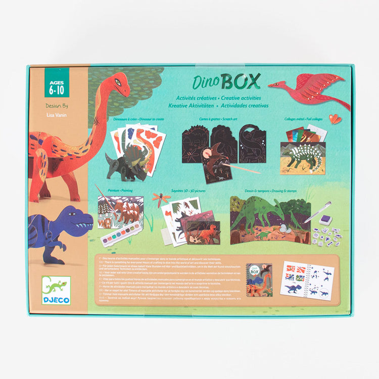 Christmas or birthday gift idea for boys: djeco dinosaur box