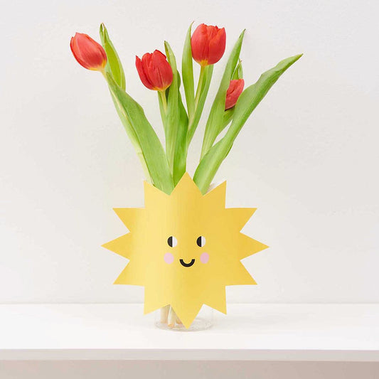 Idée déco originale : couvre vase pour cacher vos pots de fleurs
