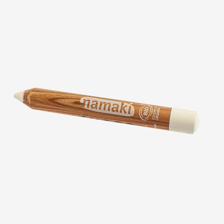 Namaki white organic vegan children's makeup pencils for children's costumes