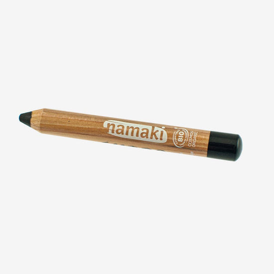 Organic black namaki vegan children's makeup pencils for children's costumes