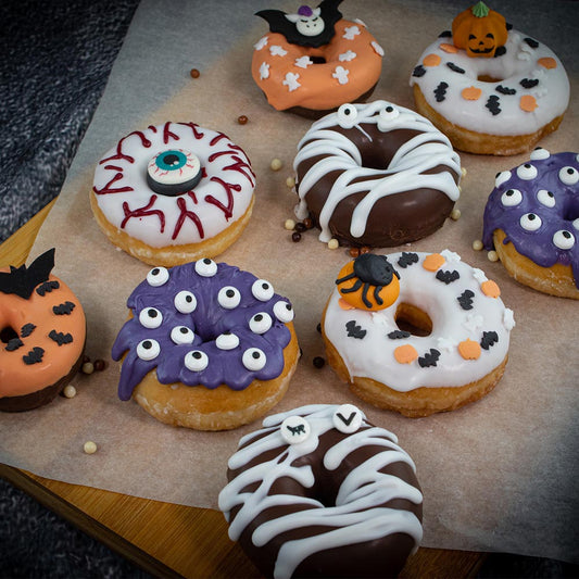 Idées cuisine pour Halloween : deco yeux en sucre pour gateau