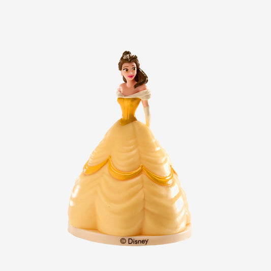 Decoración para tarta de cumpleaños de las princesas de Disney: figura de Bella