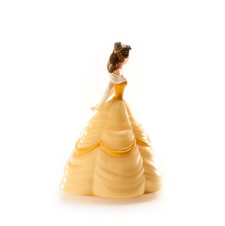 Decoration gateau anniversaire princesse disney : figurine Belle de dos