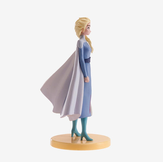 Decoration gateau anniversaire Reine des Neiges : figurine Elsa de côté