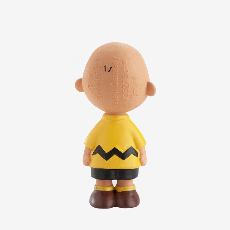Decoration gateau anniversaire Snoopy : figurine Charlie Brown de dos
