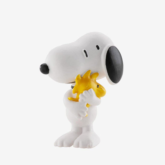 Figurine Snoopy et Woodstock pour decoration gateau anniversaire enfant