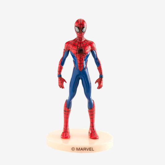 Spiderman birthday cake decoration with figurine