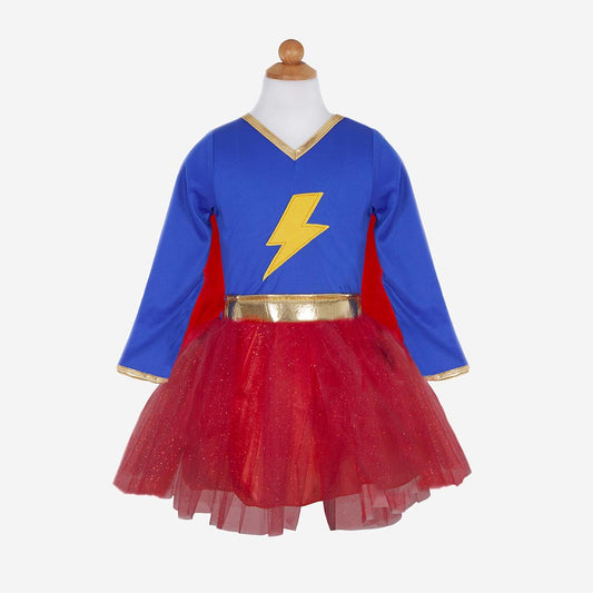 Déguisement de super-héros robe de super héroïne cadeau d'anniversaire