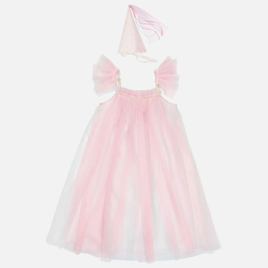Costume da bambina: costume da principessa magica rosa Meri Meri