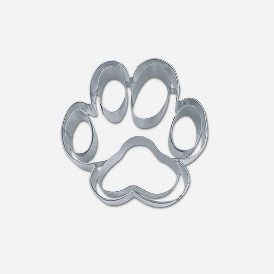Cookie cutter for dog paw birthday cake decoration