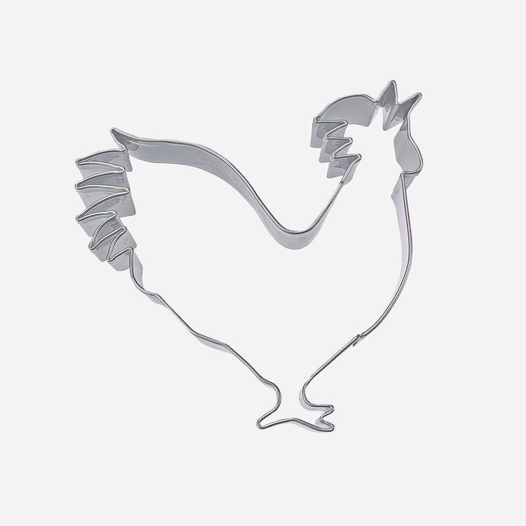 Cookie cutter birthday cake farm animals rooster