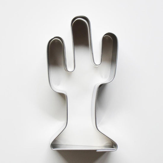 Cactus cookie cutter for shortbread or cowboy birthday cake.