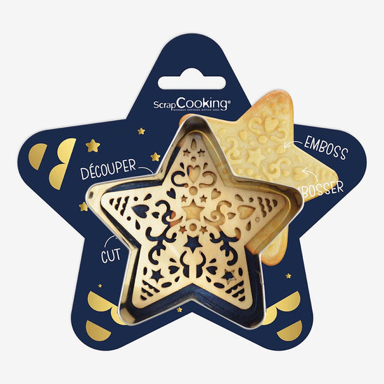 Scrap cooking : kit biscuits étoile de noel