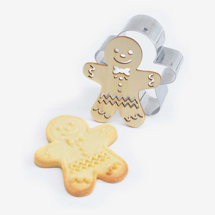 Kit emporte pièce et embosseur à biscuits de noel