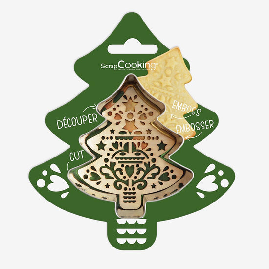 Christmas tree cookie kit from scrapcooking