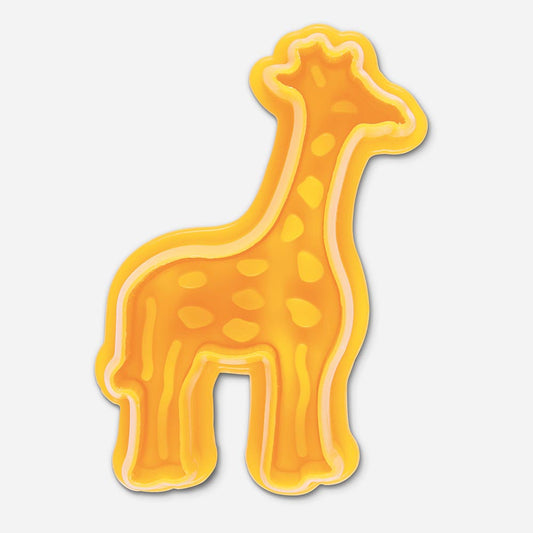 Giraffe cookie cutter for fun birthday cupcakes