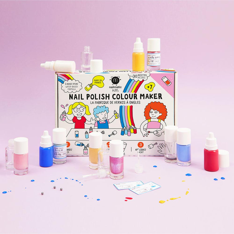 Cadeau fille : kit fabrication vernis à ongles nailmatic