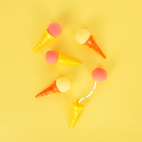 cadeau pochette surprise anniversaire : lance balle cornet de glace