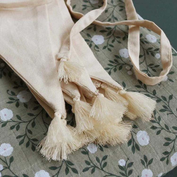 Guirlande fanion en coton eco responsable pour decoration anniversaire