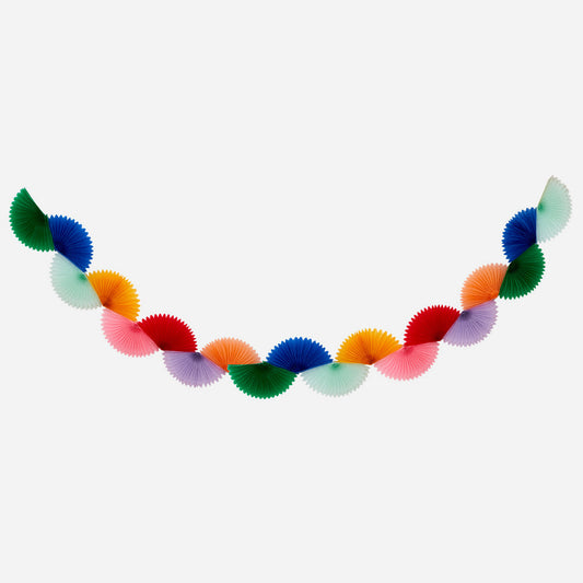 Guirlande fantaisiste multicolores pour anniversaire enfants
