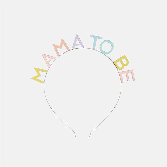 a mama to be pastel headband for baby shower party My Little Day