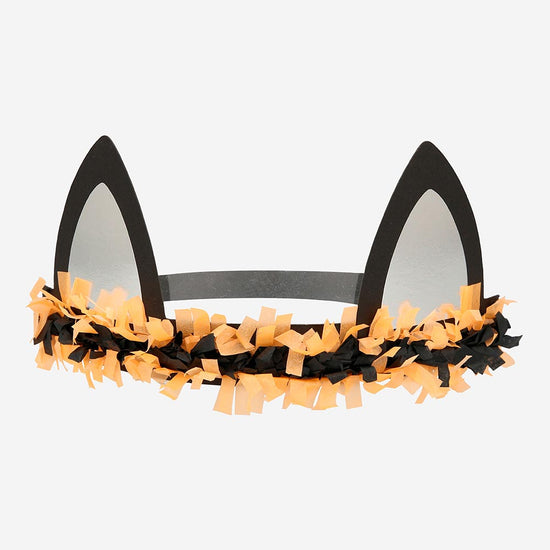 8 Headbands d'Halloween Meri Meri oreilles de chat : déguisment d'halloween