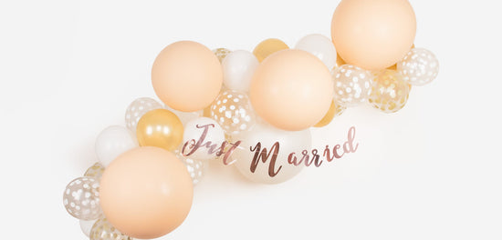 Arche de ballons nude pour deco mariage my little day