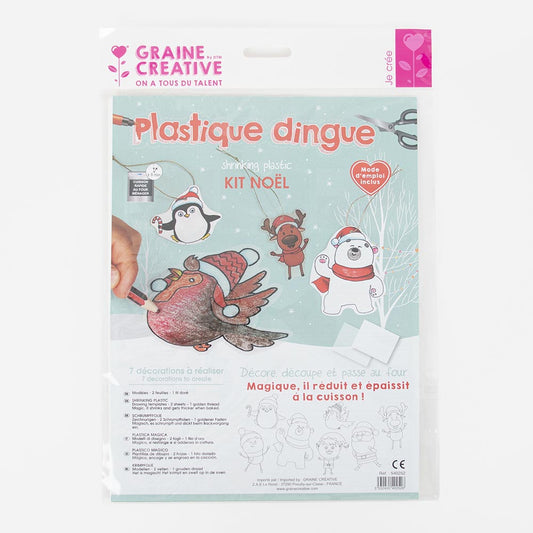 Atelier loisir créatif enfant : plastique magique noel