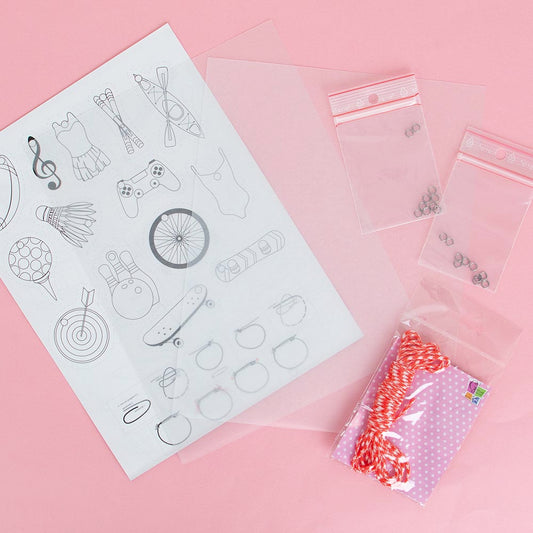 Kit bracelets mes passions plastique dingue : idee cadeau anniversaire