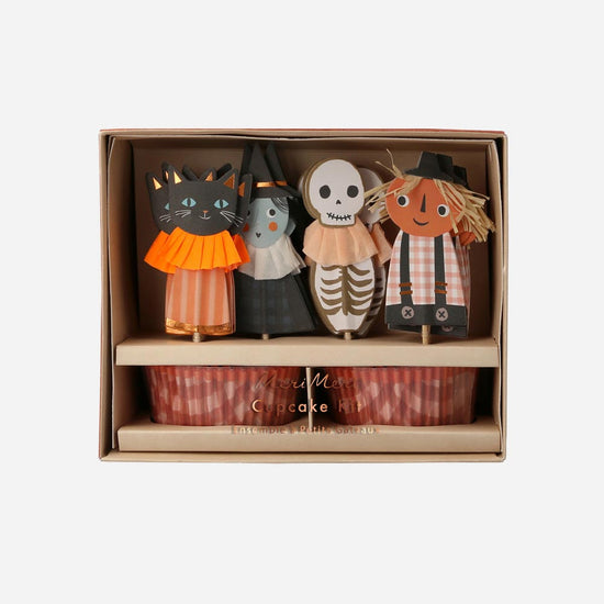 Kit cupcakes halloween parfait pour décorer vos cupcakes d'Halloween
