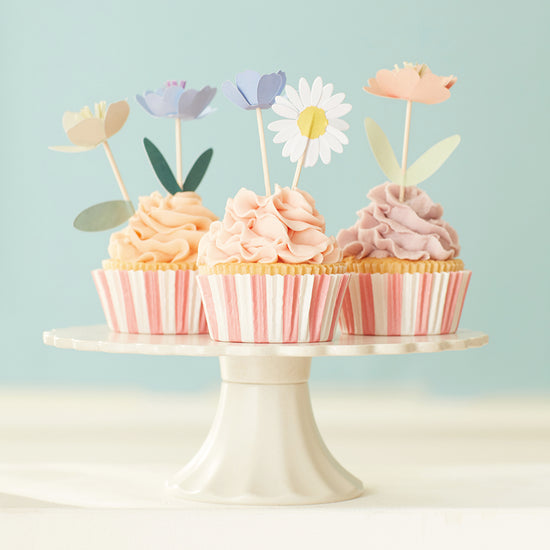Des idées de déco pastel pour agrémenter vos cupcakes et petits gâteaux