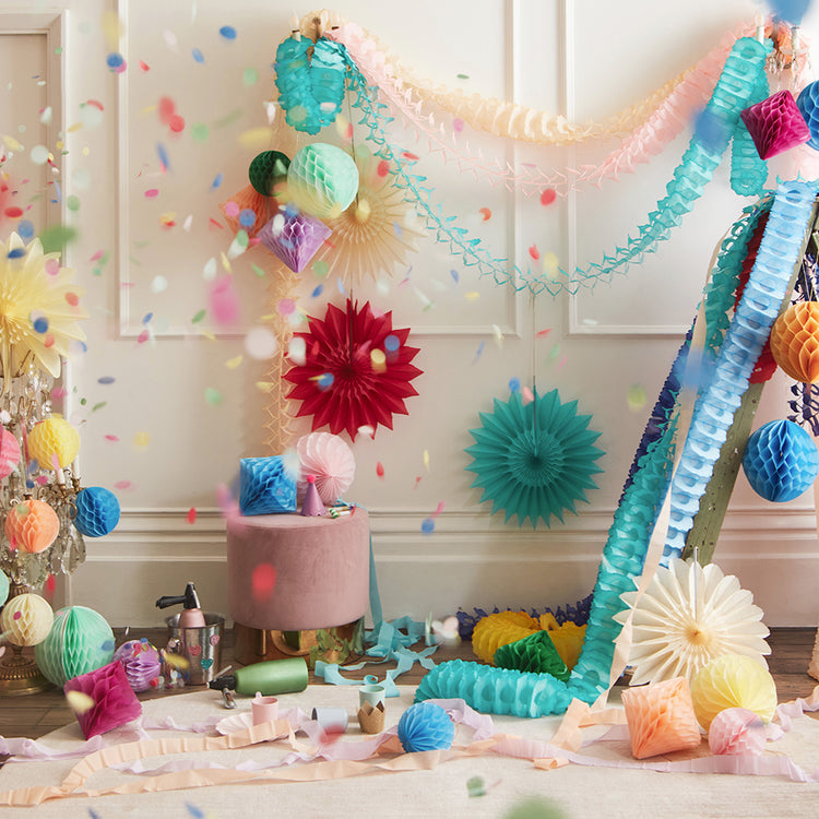 décoration ballon anniversaire couleurs pastel