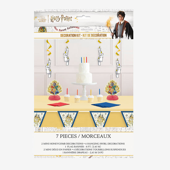 Décoration anniversaire - Kit de décoration Harry Potter
