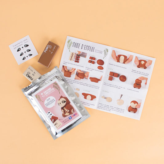 Kit DIY paresseux loisirs céatifs création en pâte fimo My Litle Day 