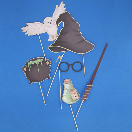 Anniversaire Harry Potter : photobooth apprenti sorcier