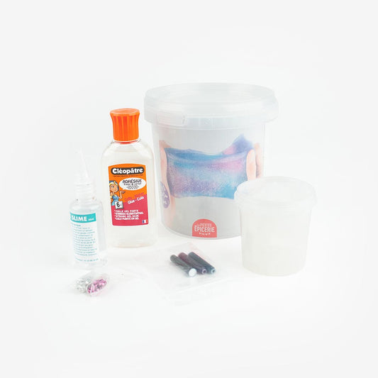 Galaxy slime kit creative leisure workshop for birthday snack party