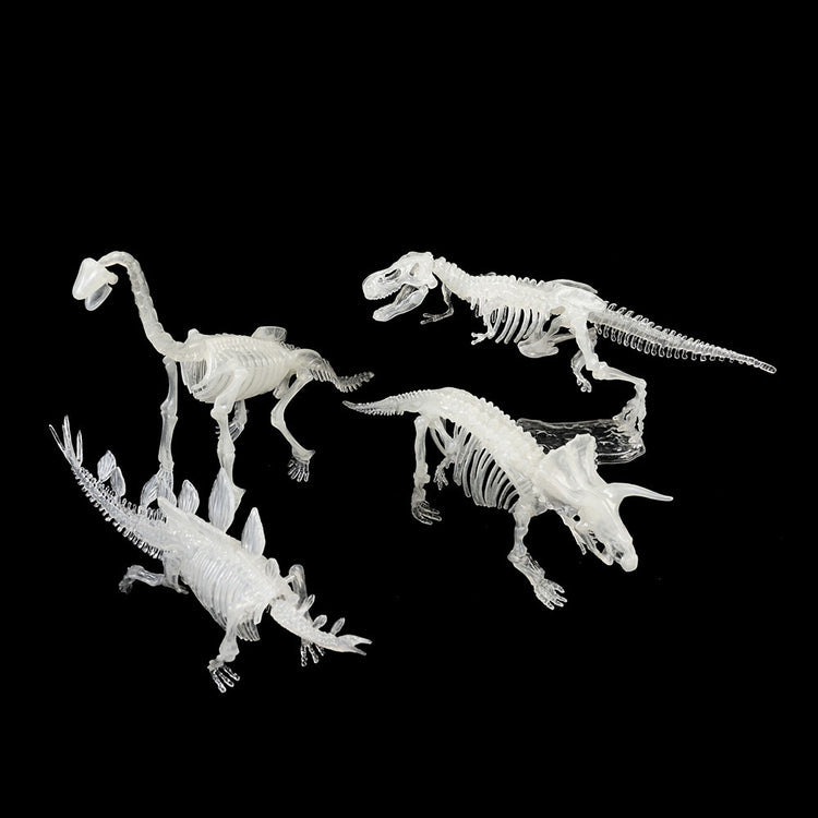 cadeau anniversaire 6 ans : petits dino à construire fluorescents