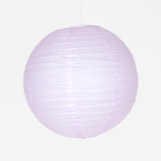 Large purple paper lantern for Rapunzel wedding or birthday decoration